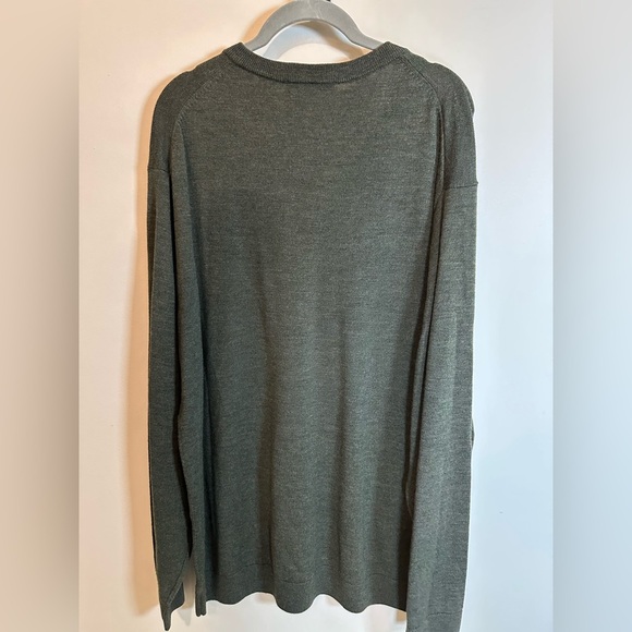 Men’s 2XT Hart Schaffner Marx extra fine marino wool v neck sweater New 2XLT - Picture 2 of 7